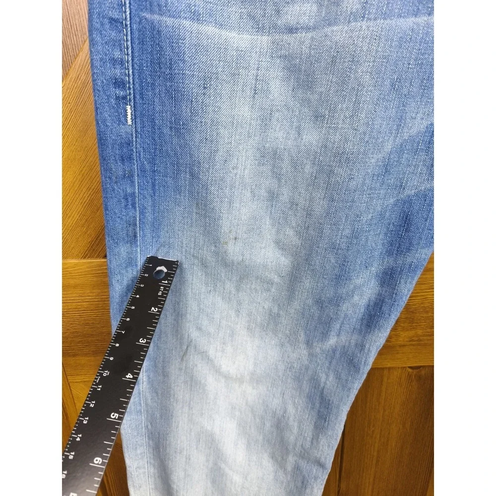 True Religion Mens 38x33 USA Made Button Fly Jeans Fade Wash Y2K Denim